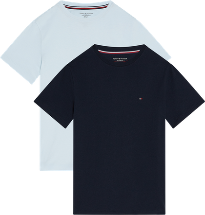 Tommy Hilfiger T-shirt 2-pak - lyseblå / navy