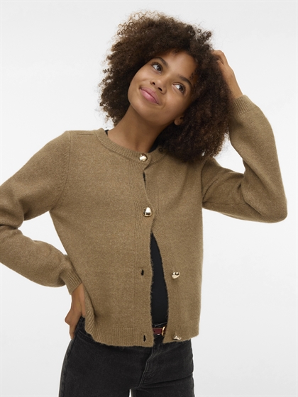 Vero Moda Gril Strik Cardigan Fiona - Silver Mink 