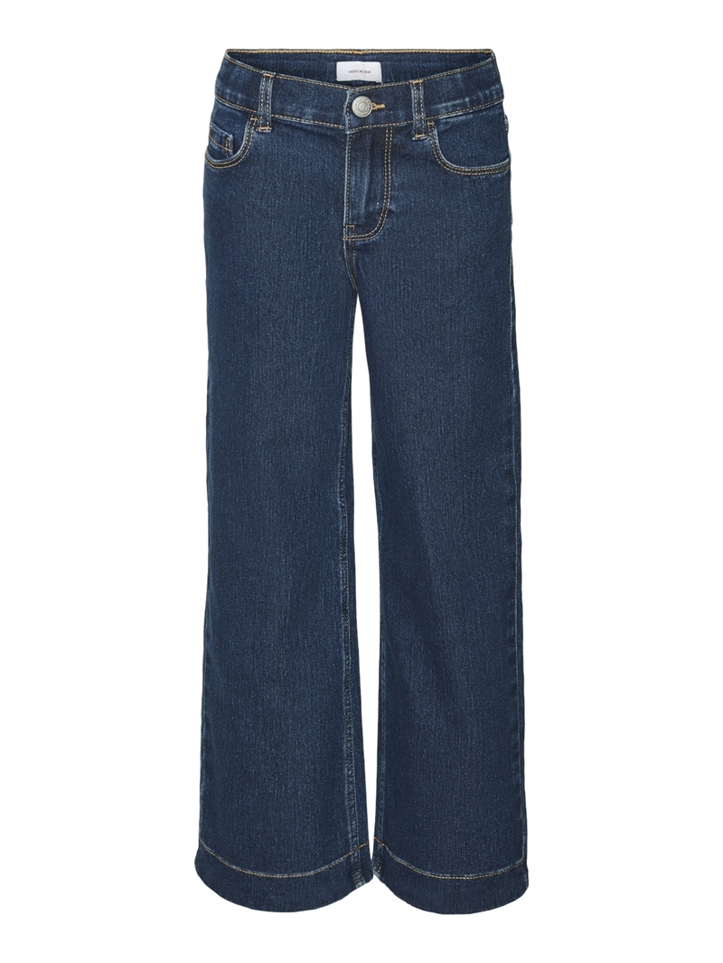 Vero Moda Girl Bukser Daisy - Dark Blue Denim 