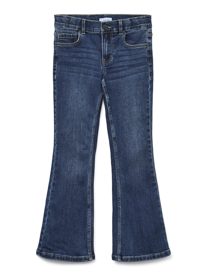 Vero Moda Girl Jeans River Flared - Dark Blue Denim 