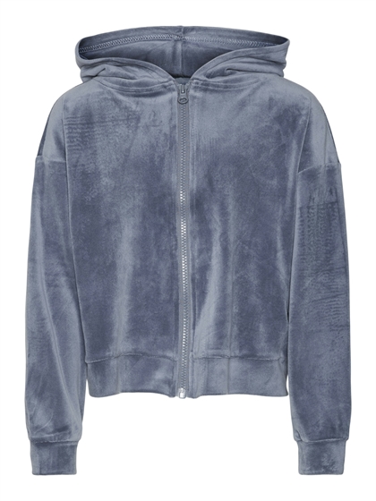 Vero Moda Girl Zip Hoodie  "Velvet"  - Grisaille