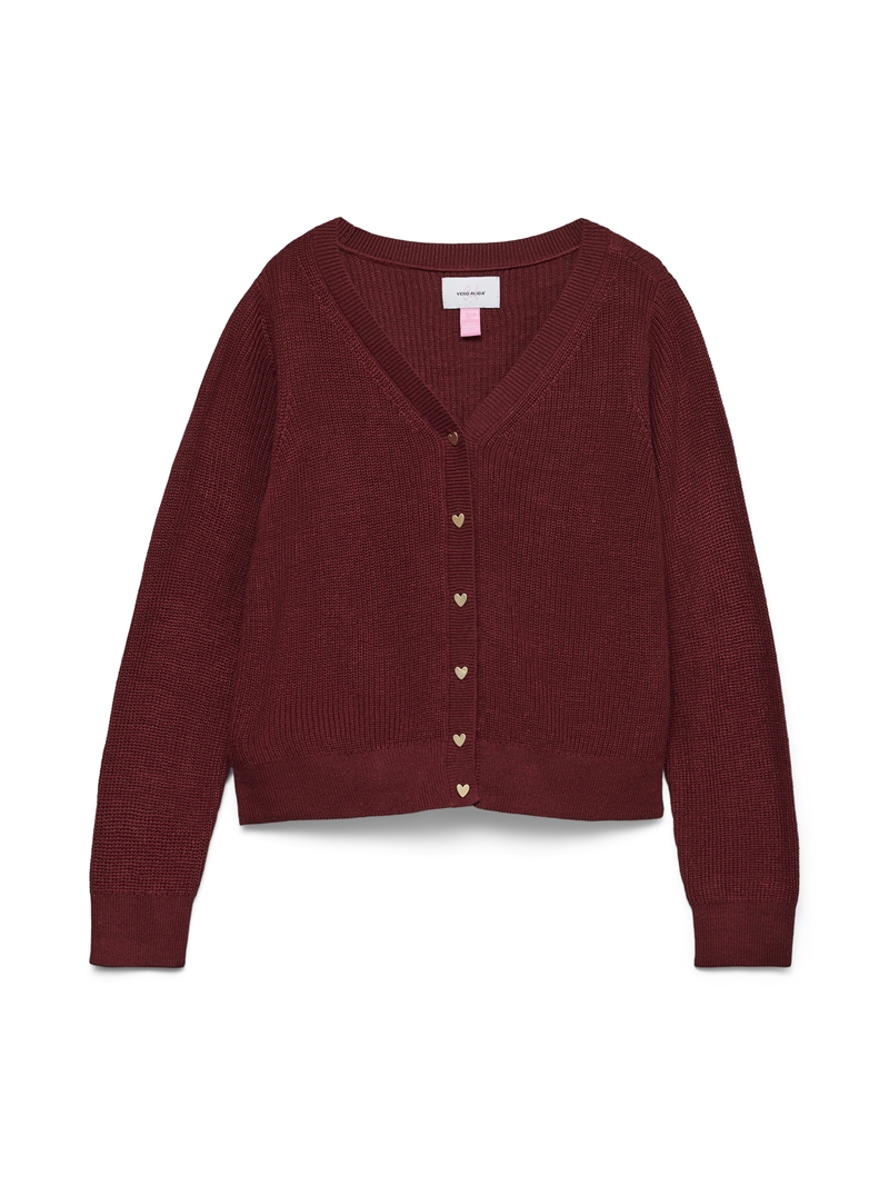 Vero Moda Gril Cardigan Newlex - Syrah 