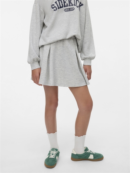 Vero Moda Girl Nederdel Hali - Light Grey Melange 