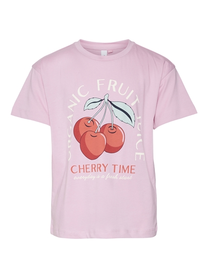 Vero Moda Girl/pige tshirt "Fruity Kelly" - Pastel Lavender 