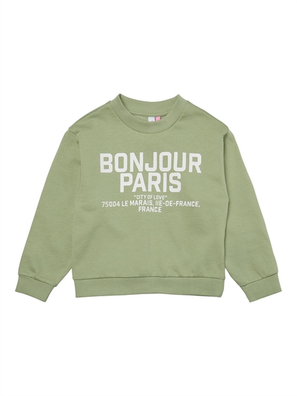 Vero Moda Girl/pige "sweatshirt" - Reseda/Bonjour Paris