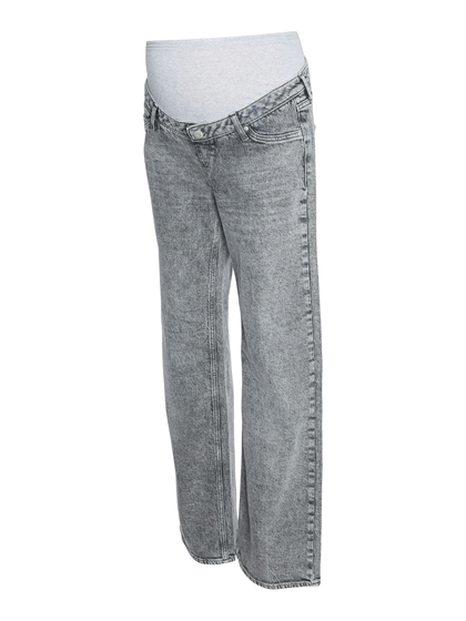 Mamalicious Vero Moda Tessa Wide - Medium Grey Denim