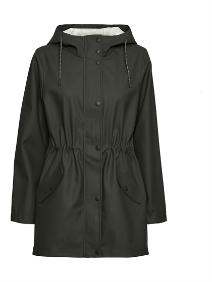 Vero Moda Regnjakke Malou - Asfalt