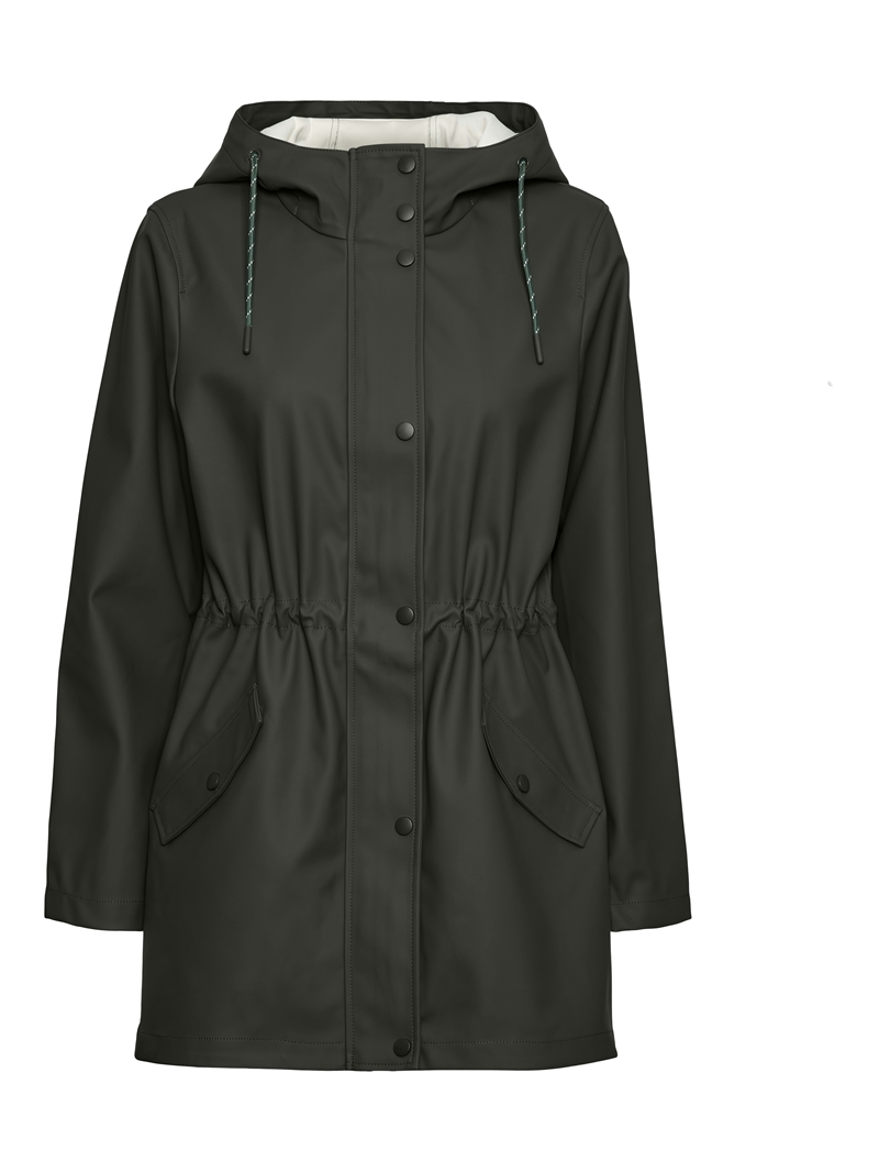 Vero Moda Regnjakke Malou - Asfalt