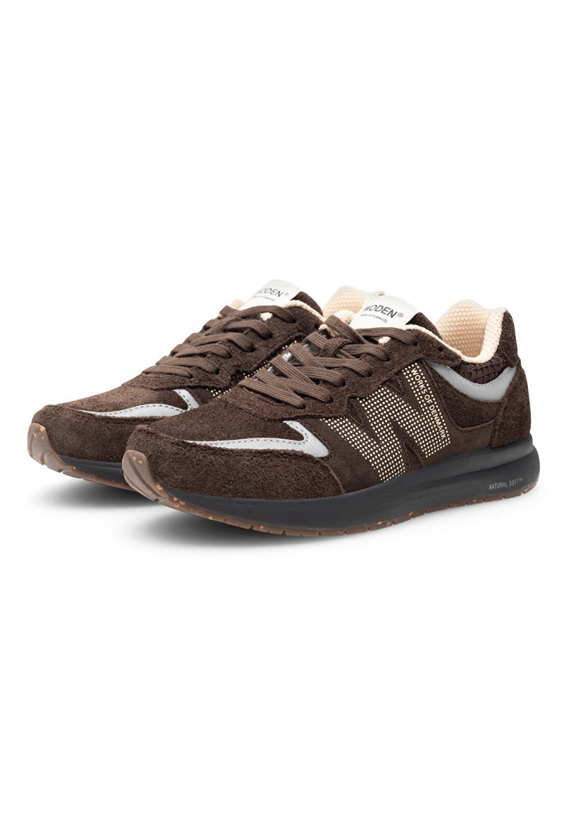 Woden Sneakers Rigmor Suede - Chocolate