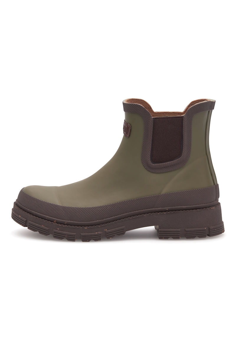 Woden Gummistøvle Liv Waterproof - Dark Olive