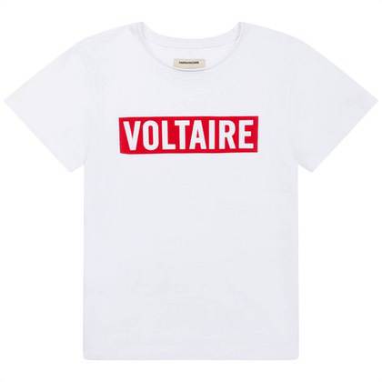 Zadig & Voltaire T-shirt - hvid/rød
