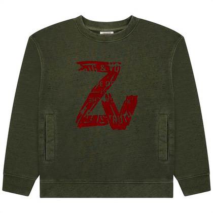 Zadig & Voltaire trøje - kakigrøn