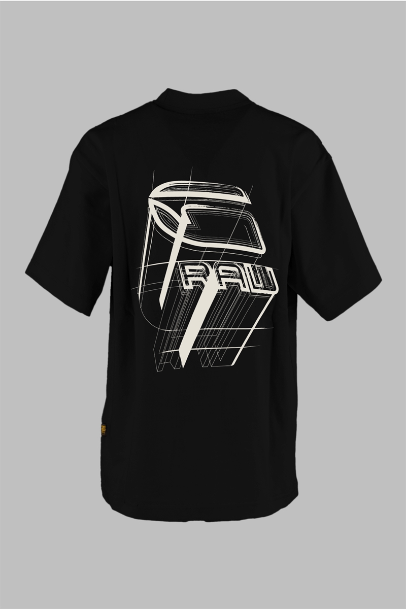 G-Star Raw T-shirt Oversize - Black 