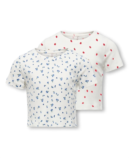 Kids Only Top Bella - Cloud Dancer/Mazarine Blue