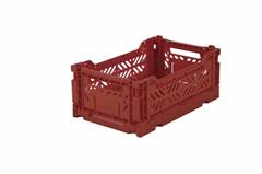 Aykasa foldekasse MINI "Tile red" - rustrød