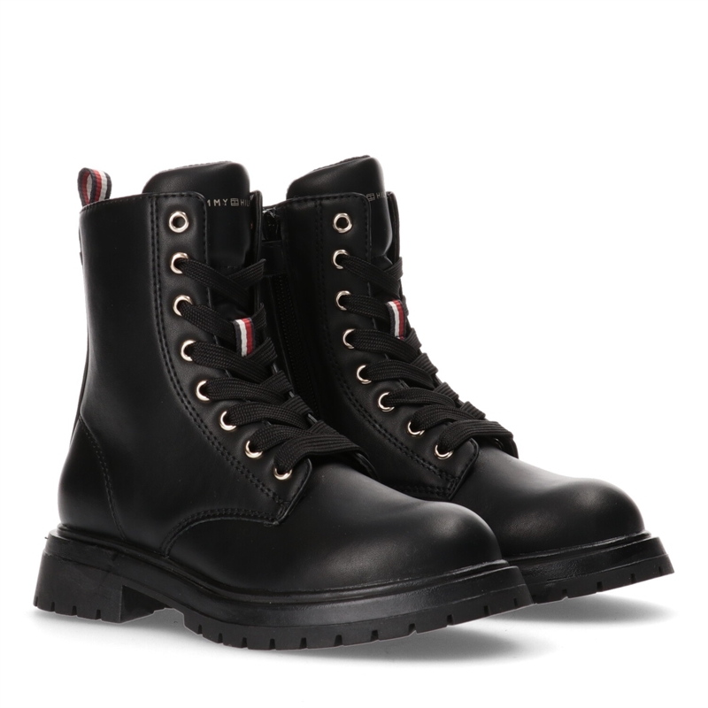 Tommy Hilfiger Vinterstøvle Lace-Up Bootie - Black 