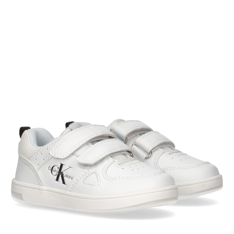Calvin Klein sneakers - LOW CUT VELCRO - white 