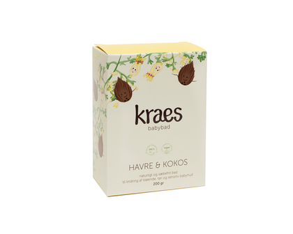 Kraes babybad - havre & kokos (200 gr)