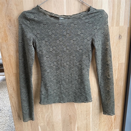 Hound Bluse Lace - Army Grøn 