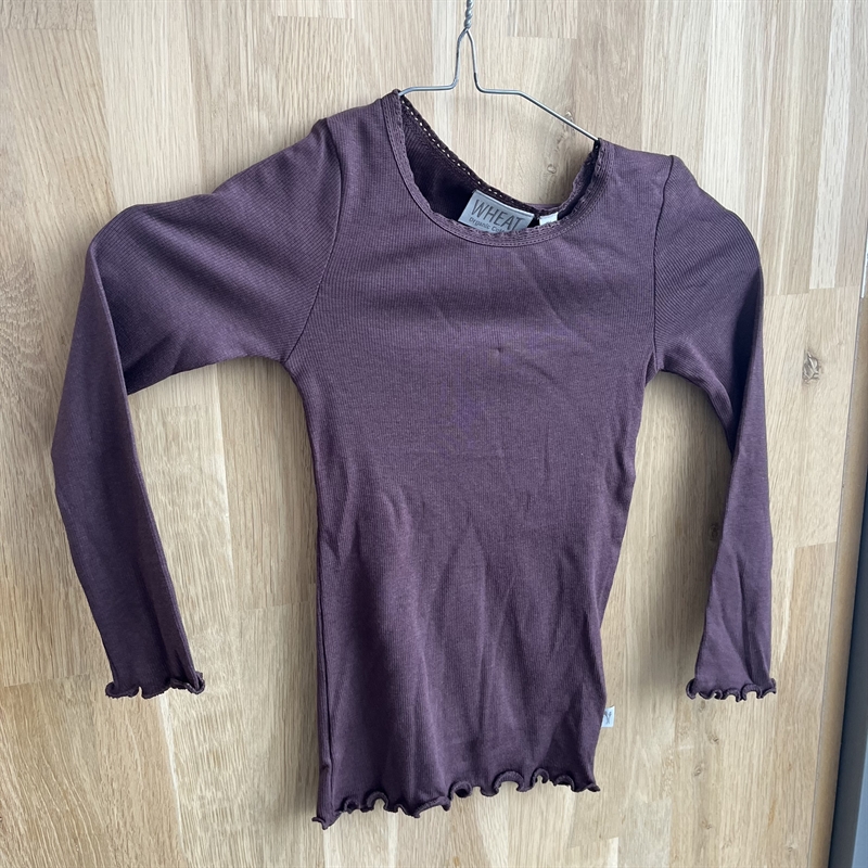 Wheat Bluse Rib Reese - Soft Eggplant