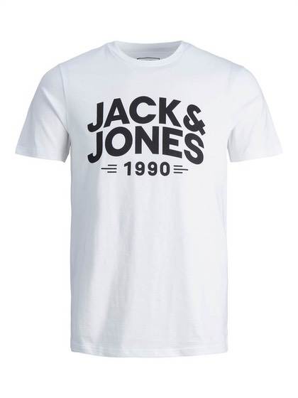 Jack and Jones t-shirt "Hanything" - hvid