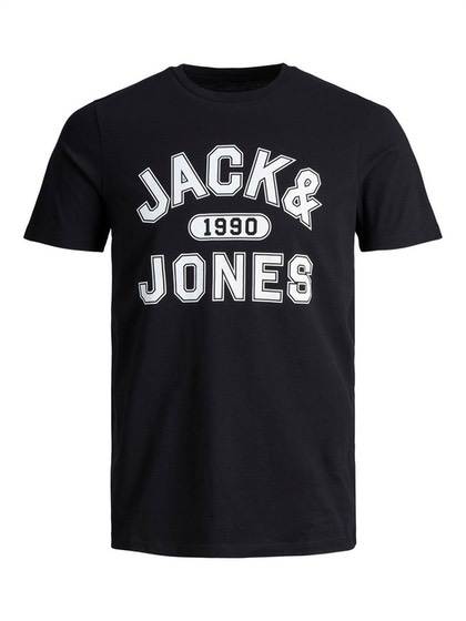 Jack & Jones T-shirt - sort/hvid