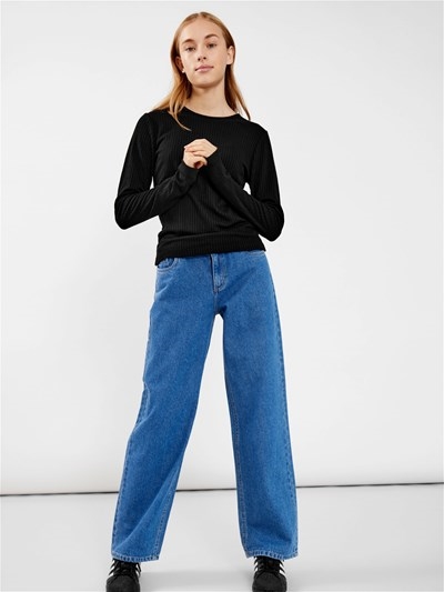 LMTD jeans/bukser model "TOIZZA" - MEDIUM BLUE DENIM