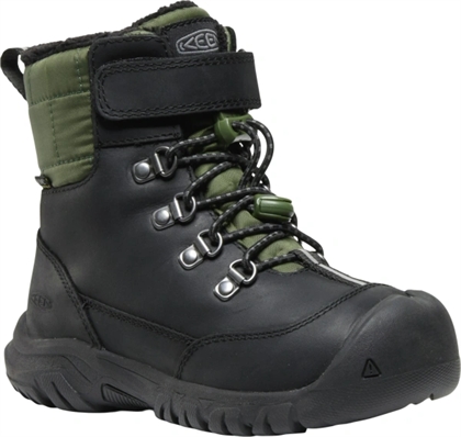 KEEN Vinterstøvle Kanibou Y-Black-Bronze Green - Roasted Outdoor & Hiking