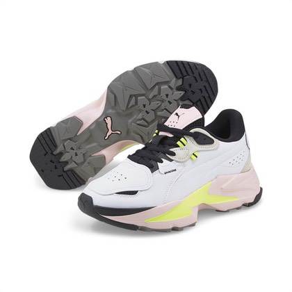 Puma sneakers - Orkid Wns - sort/hvid/neongul/rosa 