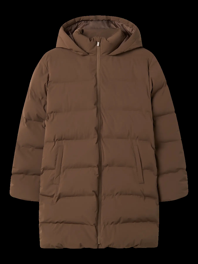LMTD Vinterjakke Morop Long Puffer - Chocolate Chip