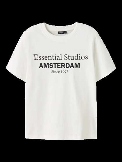 LMTD T-shirt Ness - White Alyssum 