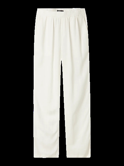 LMTD Sweatpants Finen Hør - White Alyssum 