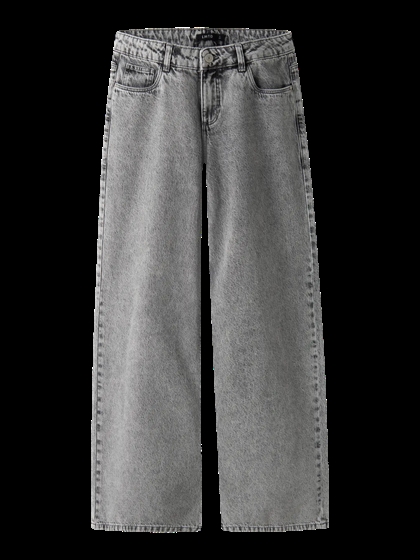 LMTD Jeans Birm Wide - Light Grey Melange 
