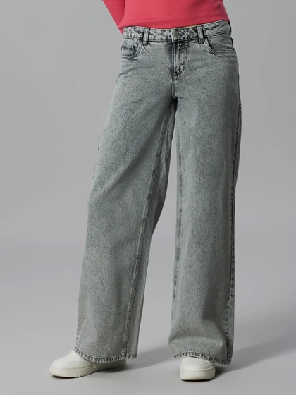 LMTD Jeans Birm Wide - Light Grey Melange 